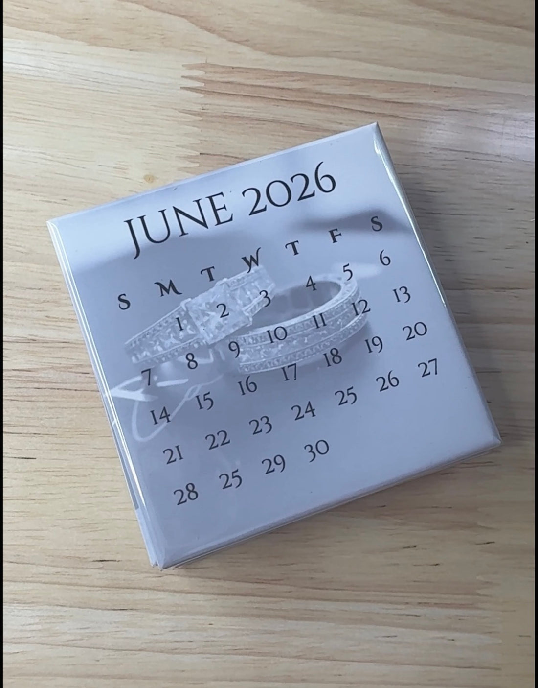 Custom Photo Calendar | 3x3 Calendar Magnets