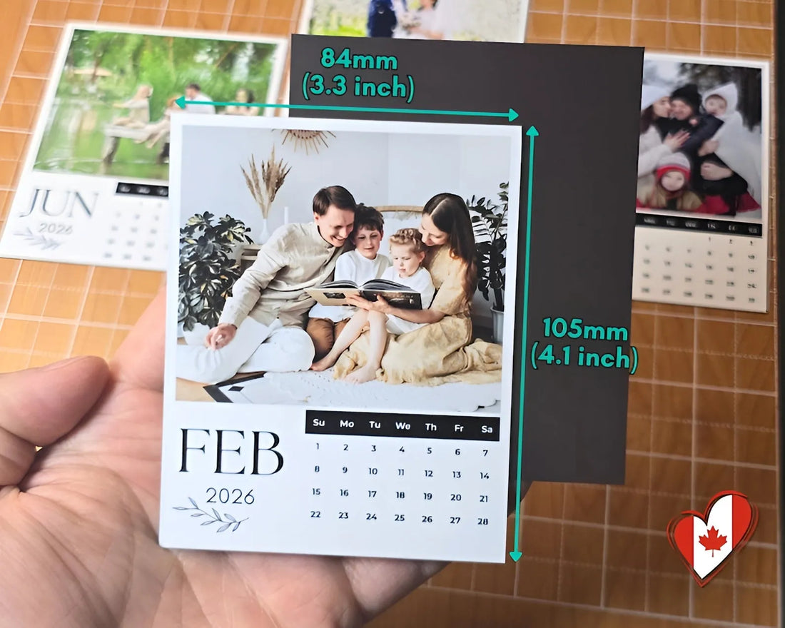 Custom Photo Calendar | 3x3 Calendar Magnets
